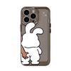 Чехол для мобильного телефона iPhone17promax с рисунком медведя-попки Apple 15 мультяшный 14/13 индивидуальный 15 противоударный x