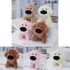 Adorable Cute Plush Dog Keychain Fluffy Stuffed Animal Soft Toy Bag Charm