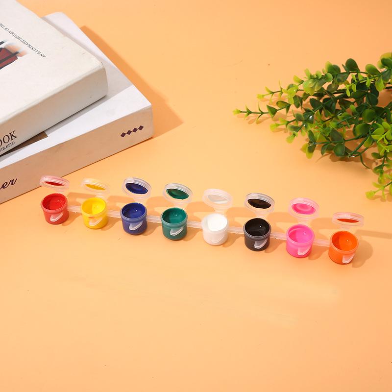 Kids' DIY Acrylic Paint Set with Easel Frame