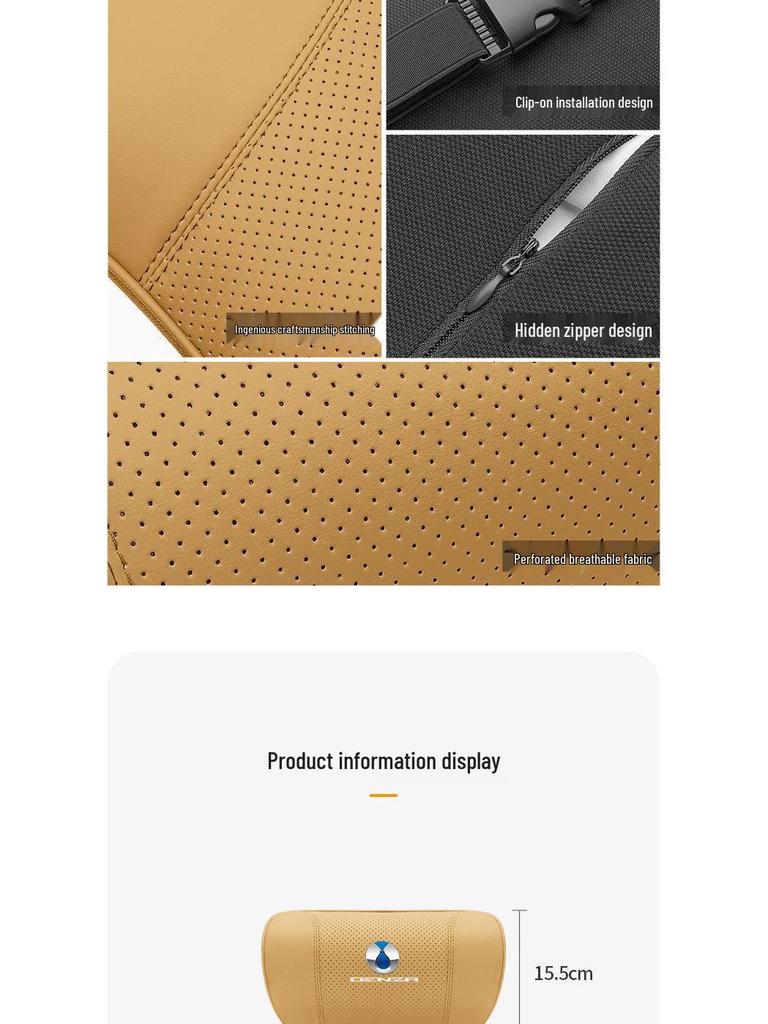 Denza N7 Sport Seat Headrest & Lumbar Support Memory Foam Pillow