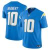 Los Angeles Chargers 1 Herbert Football Jersey Mens 2nd 3rd Game Uniform