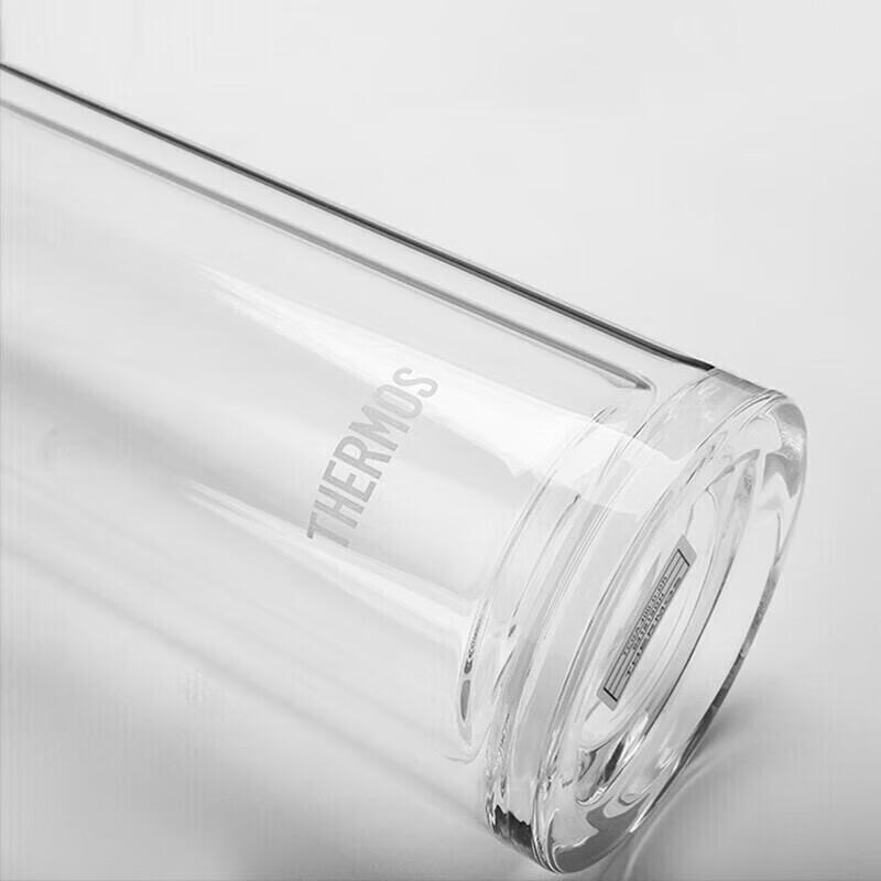 Thermos Бутылка-заварник для чая из двухслойного стекла 400 мл