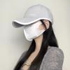 Quick-Drying High Ponytail Baseball Cap Anti-UV Peaked Cap Fashion Sun Hat