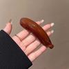 Korean Style Vertical Clip Hairpin Korean Hair Clip Sweet Plastic Banana Clip  Women
