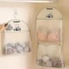 Multi-layer Socks Storage Bags Wardrobe Hanging Dormitory Storage Tool Panda Mesh Organizing Bag