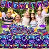 142pcs 9th Video Game Birthday Decorations for Boys 9th Gaming Birthday Party Supplies Tableware 9th Video Game On Plates Napkins Banner Tablecloth