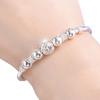 Style New 925 Sterling Silver Lucky Charm Bracelet Cuff Bracelets for Women Bangles Fashion Jewelry Pulseira