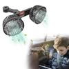 Car Seat Back Cooling Fan USB Charge Dual Head Fan 360 Degree Rotation Auto Headrest Ventilation Fan Neck Cooler Car Interior