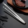 304 Stainless Steel Food Clip, Extended Barbecue Tongs for Household & Grill Use