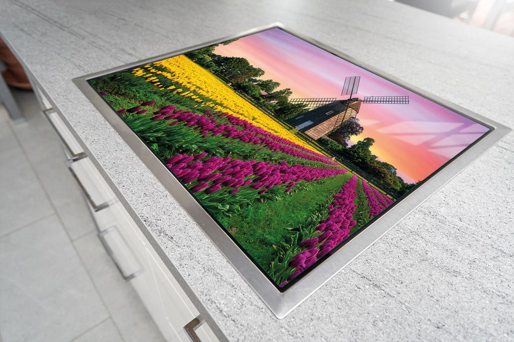 SZKLANA DESKA DO KROJENIA 52x30 ŁĄKA