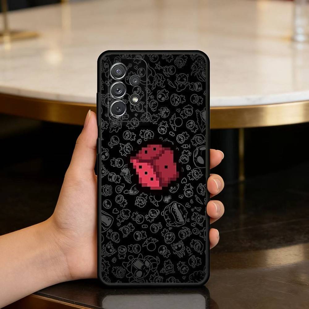 Чехол для телефона B-Binding Of I-Isaac-AC из мягкого силикона, черный, для Samsung Galaxy A73, A72, A71, A70, A53, A52, A51