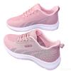 2025 Breathable Sneakers Ladies Running Shoes Summer Light Mesh Air Cushion Women's Sports Shoes Outdoor Lace Up Training Shoe