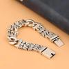 Thai Silver Braided Bracelet Men's Personality Domineering Simple Personality Trend Bracelet