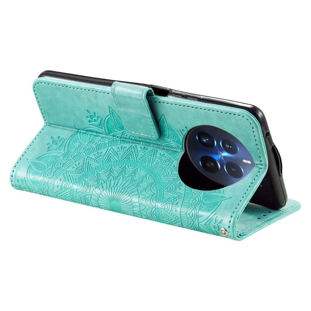 Flip Case for Realme 12 Pro 5G / 12 Pro+ 5G, Mandala, Green