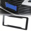Universal US/CA Standard Size Plate Frame Covers Upgrade Your Car with These Stylish Carbon Fiber Pattern License Plate Frames