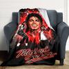 1Pc Michael Jackson Thriller Legacy Blanket Soft Throw Blanket For Home Bedroom Bed Sofa Travel Office Solid Christmas Blanket