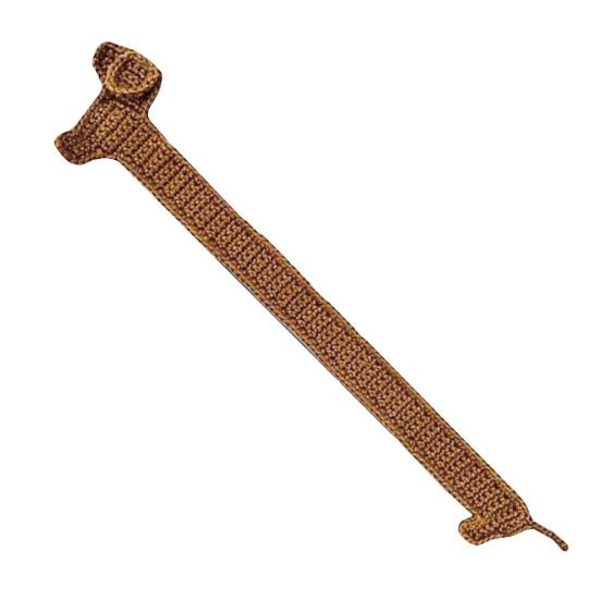 1/2 шт. ручной работы из трикотажной пряжи коричневого цвета с изображением собаки, таксы, крючком, держатель для страниц книги, аксессуар для чтения, идеальный подарок