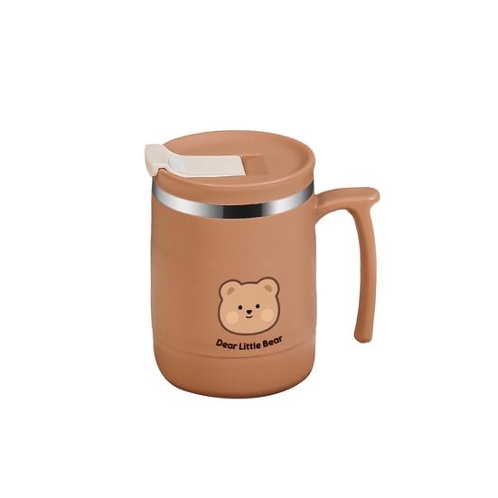 Чашка для воды Yousheng, 500 мл, большая емкость, хорошая герметичность, теплоизоляция, нержавеющая сталь, высокопигментированная изоляционная кофейная кружка, ежедневное использование