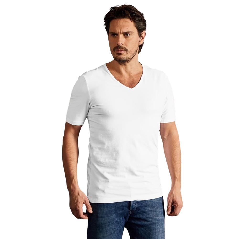 Promodoro Mens V Neck Slim T-Shirt