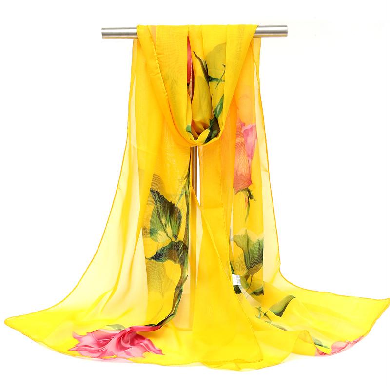 Spring/Summer New Women'S Silk Scarf 150 * 45cm Simulated Silk Twill Square Scarf Fashion Printed Large Square Scarf Professional Scarf