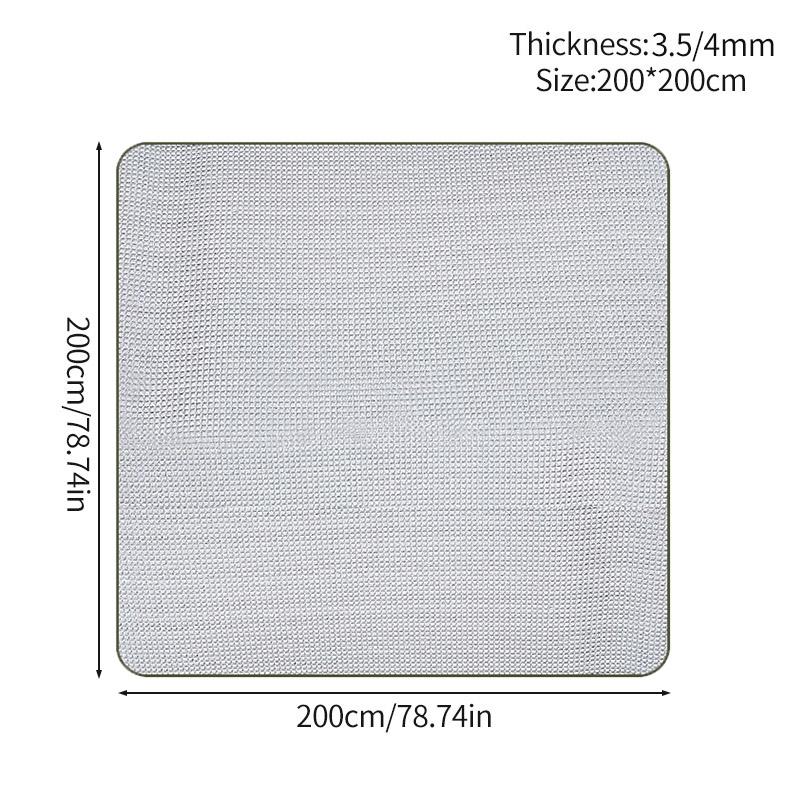 Портативный туристический коврик для пикника, кемпинга, пенопластовый коврик с фольгой, подстилка для палатки, коврик для пикника, влагозащитный пляжный коврик, складной с алюминиевой фольгой