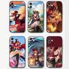 Game Genshin Impact Chasca Phone Case For IPhone 17 Air 16 15 14 13 Pro Max 11 12 Black Silicone Cover