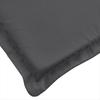 Garden Bench Cushion Melange Anthracite 150 x 50 x 7 cm Fabric