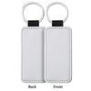 DIY Dye Sublimation Blanks Keychain Creative Double Sides Blank ID Tags Keyring  Backpack Decor