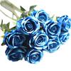 Artificial Fake Roses Flannel Flower Bridal Bouquet Wedding Party Home Decor