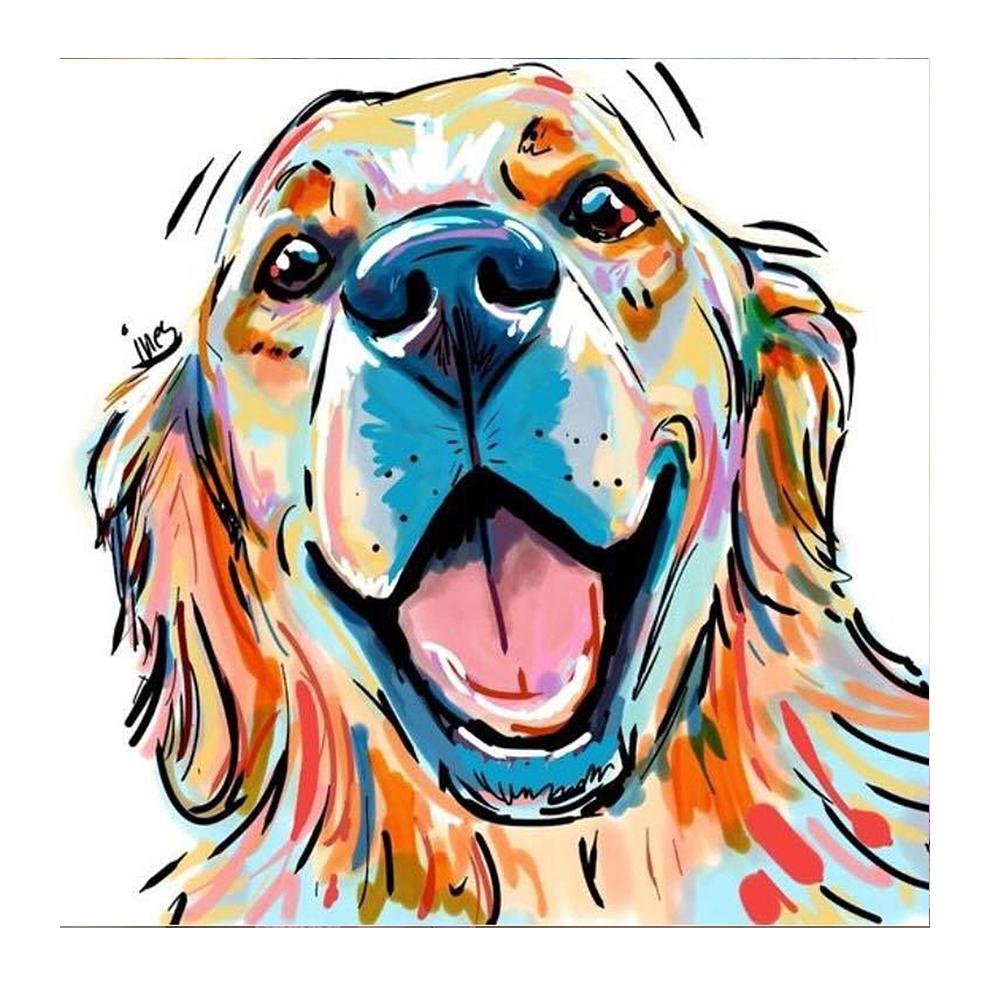 5D алмазная живопись, полная алмазная живопись, животное, собака, Алмазная мозаика, тигр, лев, сделай сам, круглая алмазная вышивка, вышивка крестом, стразы, искусство