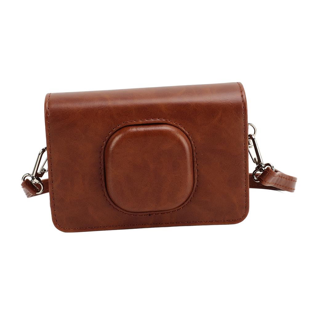 Instant Camera Case PU Leather Mini Retro Protective Camera Bag with Adjustable Shoulder Strap for Mini Shot2