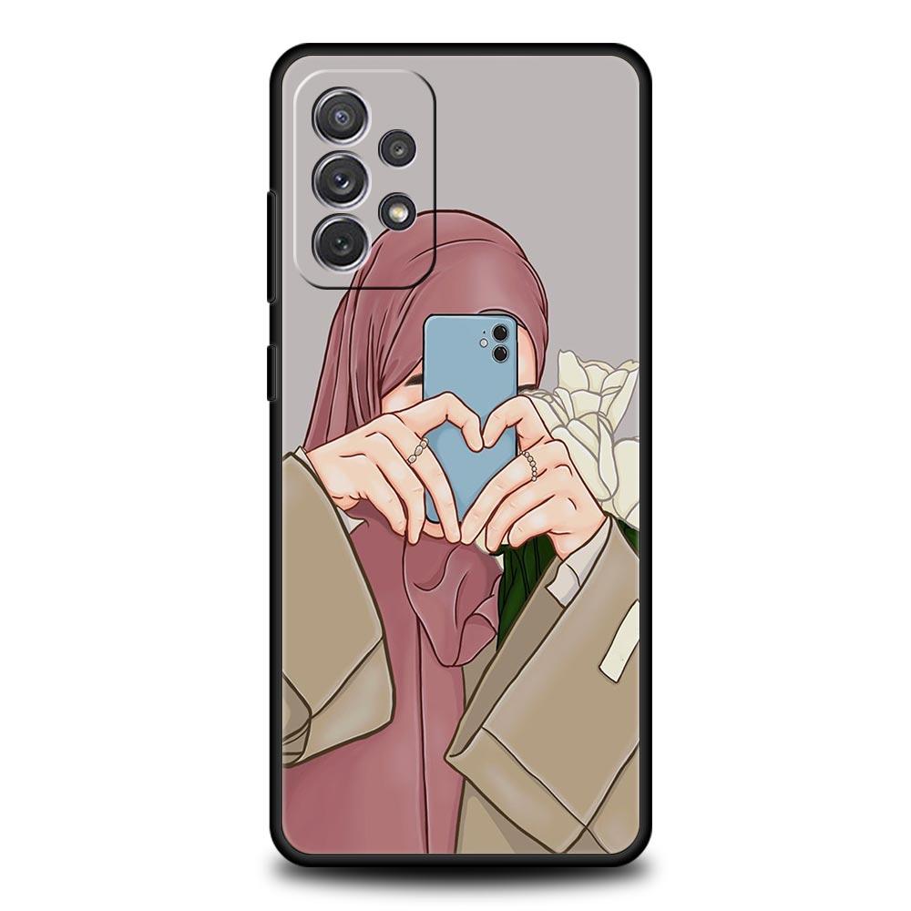 Чехол для телефона Samsung Galaxy A15 A13 A51 A71 A41 A31 A21S A03S A05 A35 A32 A55 A23 A25 A33 A53 A73 5G Мусульманская Арабская Девушка