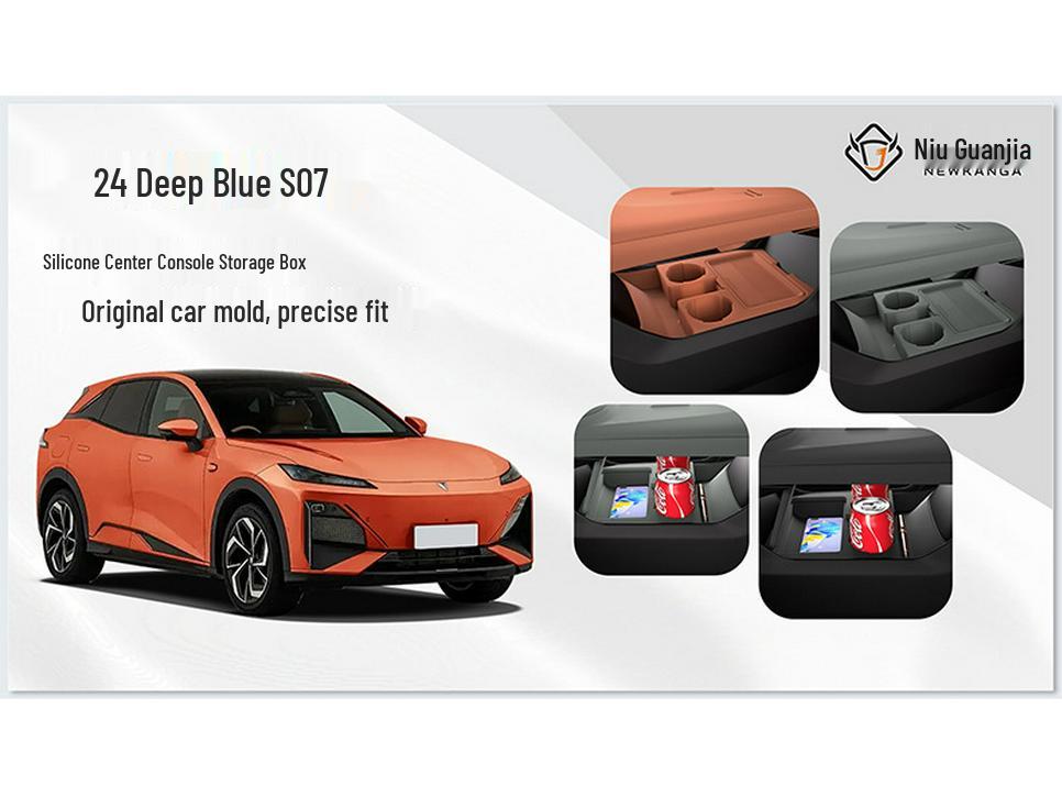 Силиконовый органайзер для центральной консоли Changan Deepal S07 для очков и аксессуаров