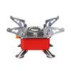 Outdoor Camping Stove with Carrying Bag 2800W Portable Foldable Hiking Picnic Camp Stove Electronic Ignition Cooking Burner Square Round Gas Stove
