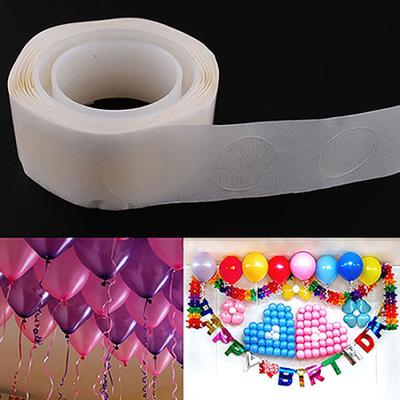 100 шт./рулон двусторонняя клейкая лента воздушный шар палочка DIY свадебное ремесло наклейка