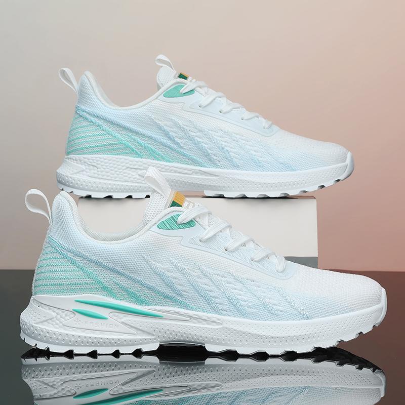 New Casual Training Sneaker Men's Fashion Trend Running Lace Up Lightweight Breathable Mesh Vulcanized Shoes Tenis Masculino