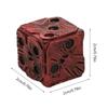 Scary Skull Dices Halloween Dices Skeleton Dices Cube Dices for Club Pub Halloween Party Outdoor Board Game Dices Toys