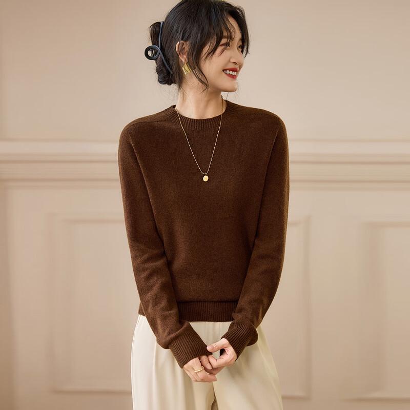 Srcr Women's 100% Wool Autumn/Winter Knit Sweater