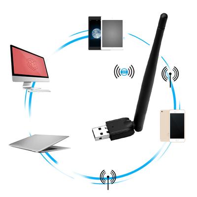 USB WiFi Беспроводная антенна MT-7601 LAN Адаптер Сетевая карта для телевизора USB Wi-Fi адаптер