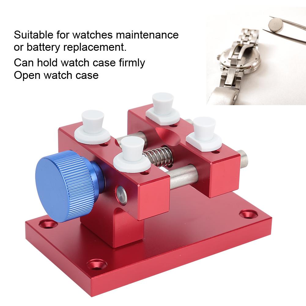 Metal Large Watch Holder Watch Repairing Tool for Watch Back Case Opening Battery Changing