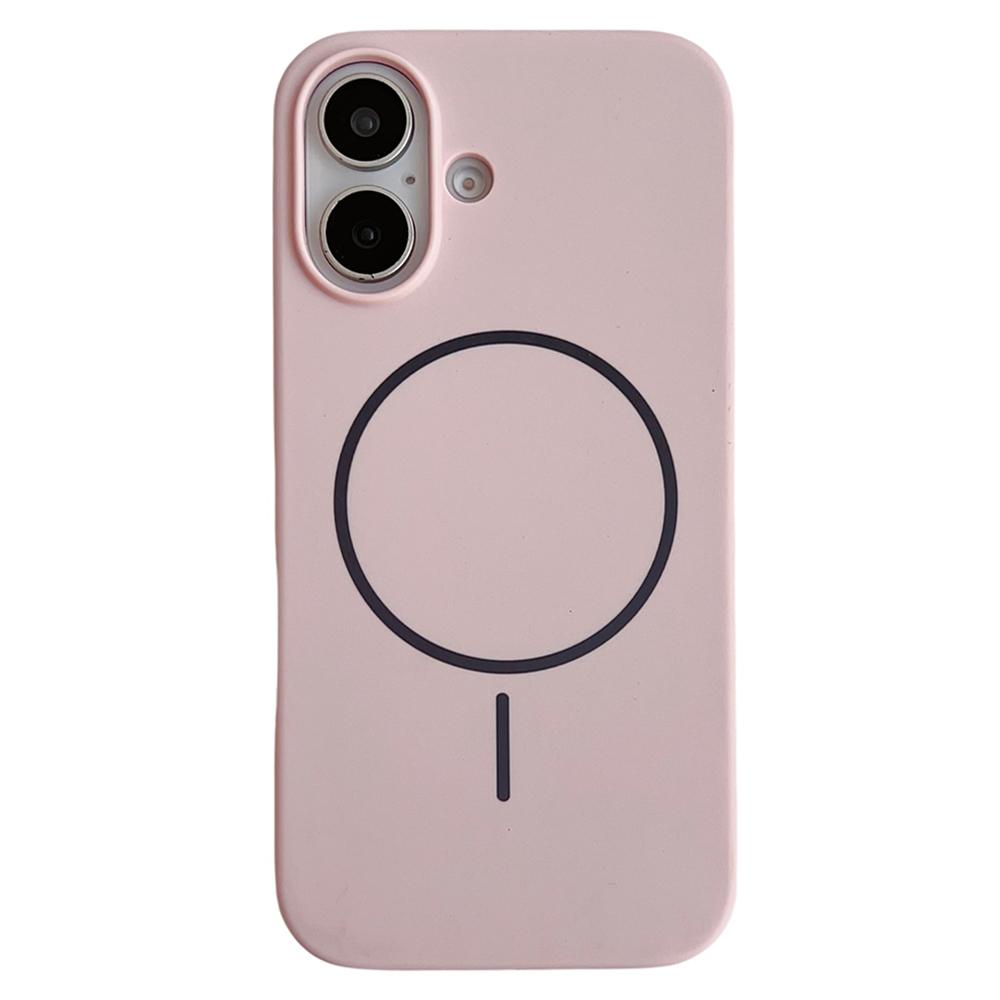 For iPhone 16 Case Compatible with MagSafe Silicone Phone Back Cover - Dark Blue