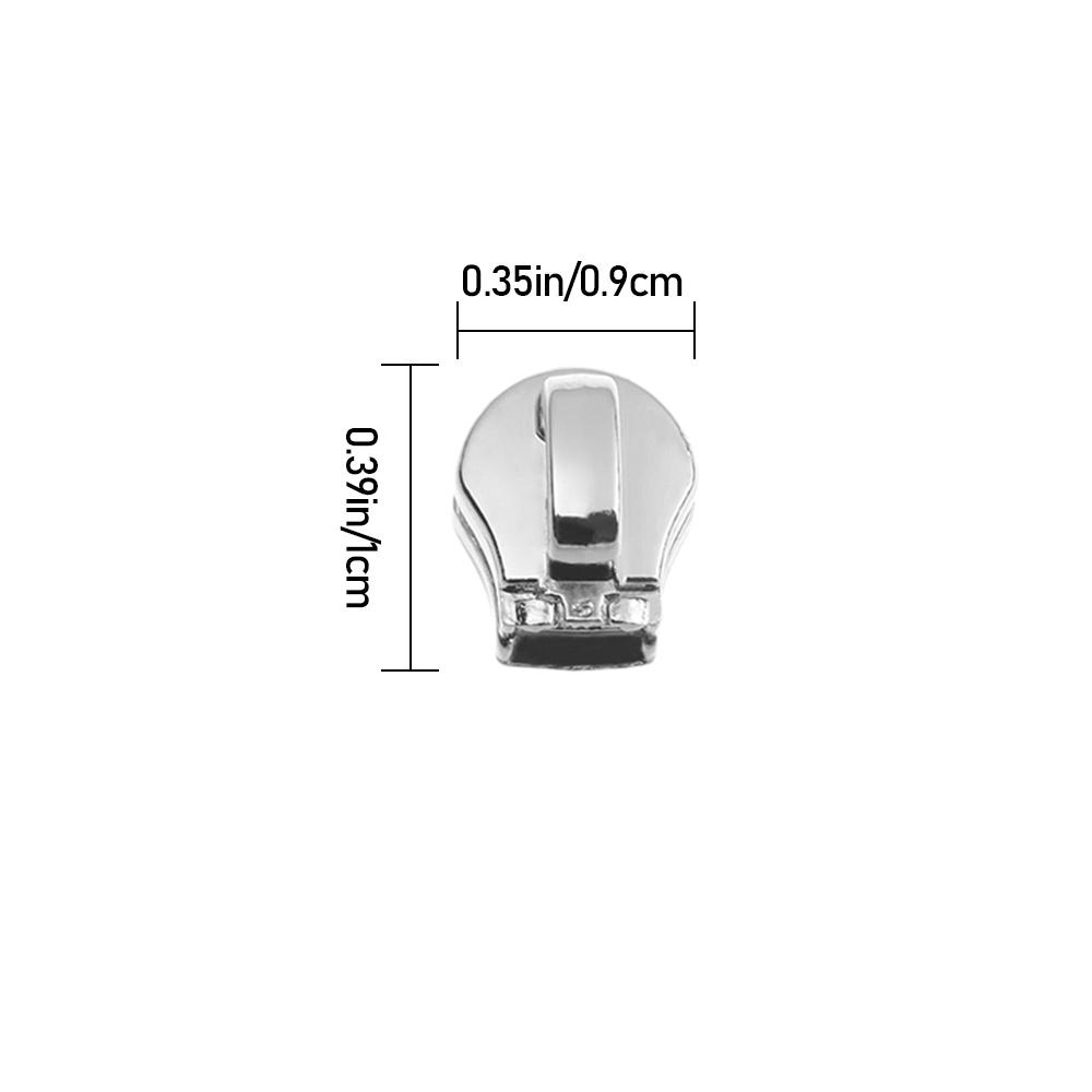 Молнии с медными зубцами Универсальный комплект для мгновенного ремонта Сменный слайдер для молнии Зубчатая головка для молнии