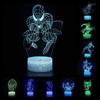 Spider-man 3d Led Night Light Modern Home Bedroom Decoration With Remote Control