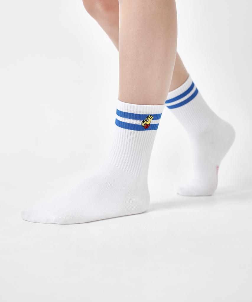 Носки Halibo Sporty с золотыми мишками, 2 полоски