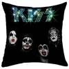 Наволочка 45x45 для подушек для кровати, дивана KISS Rock & Roll All Nite Party Домашний декор Подушка Уютные наволочки Декоративная лента Дакимакура