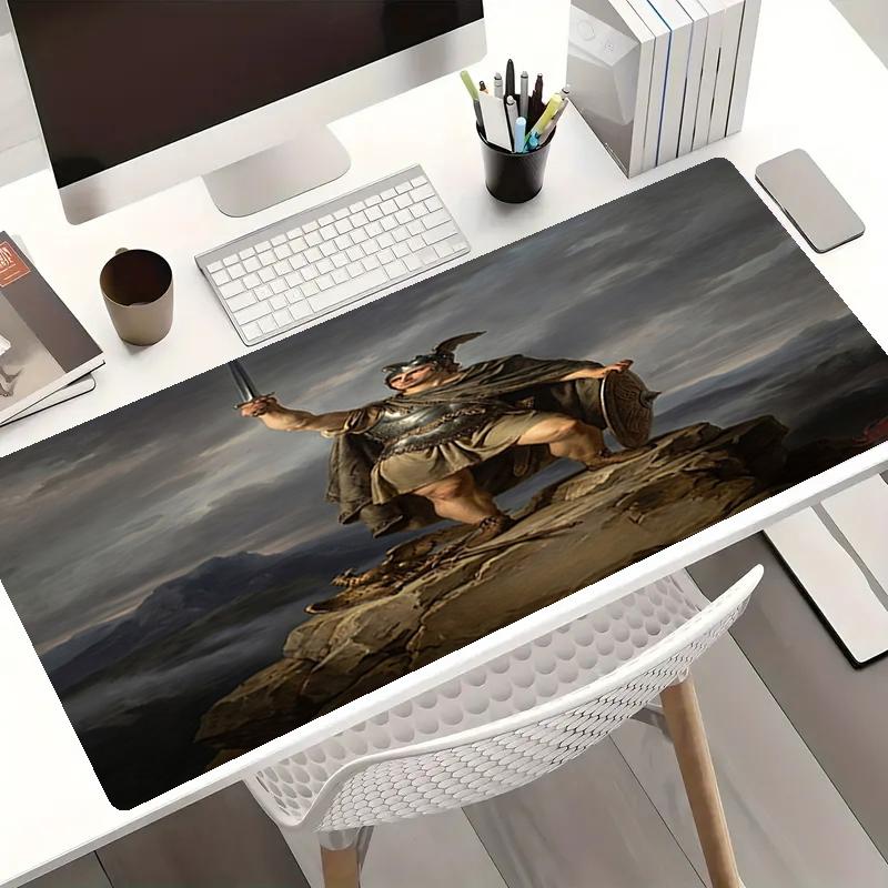 Heroes of Gaul Theme Mouse Pad, Non Slip Rubber Base, Multifunctional Office & Home Decor, Perfect for Workspace Personalization.
