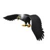 Simulated Eagle Model Play Toy Animal Bird Toy for Girls Kids Education Gift S gray