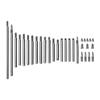 Clarinet Repair Parts Fastening Screw Roller Replacement Wind Instrument Service Tool Set
