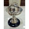 Celestial/Armillary Sphere Brass On Black Wooden Pedestal | Home Decor Table Centerpiece & Tabletop Ideas | Sphere Celestial Globe