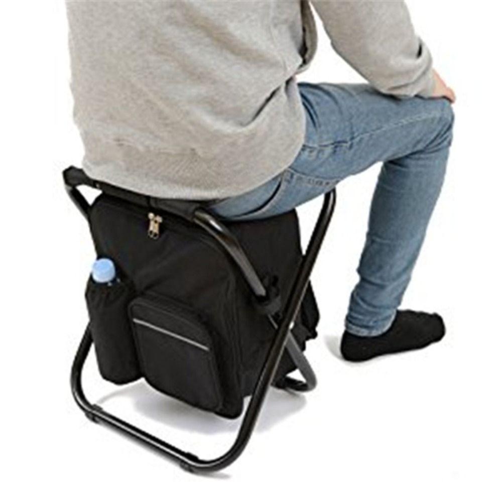 Strong Load-bearing Smart Fishing Chair with Cooler Bag Sports Folding Chair Picnic